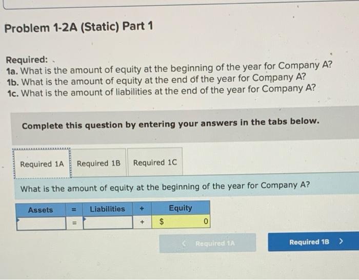 knowledge LO A1 [The following information applies to the questions displayed below.)