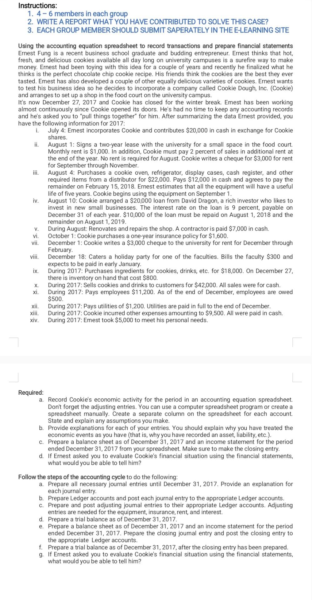 1. 46 members in each group 2. WRITE A REPORT WHAT