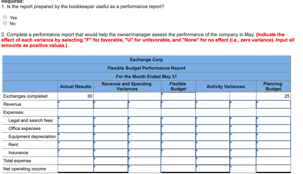 LO10-6] Exchange Corp. is a company that acts as a facilitator in