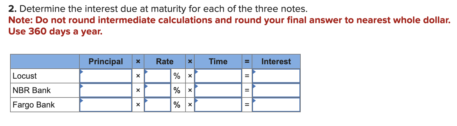 the end of Year 1. Note: Do not round intermediate calculations and