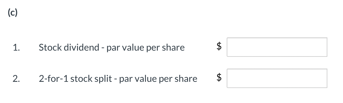 2-for-1 stock split - par value per share $ Crane Company has