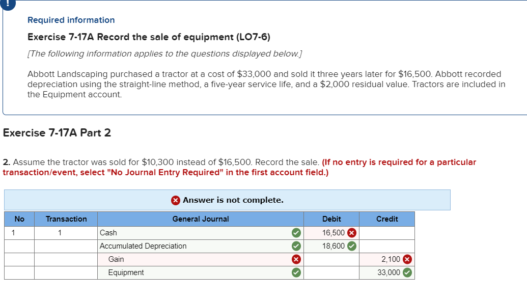  How to remeber this on the test Required information Exercise 7-17A