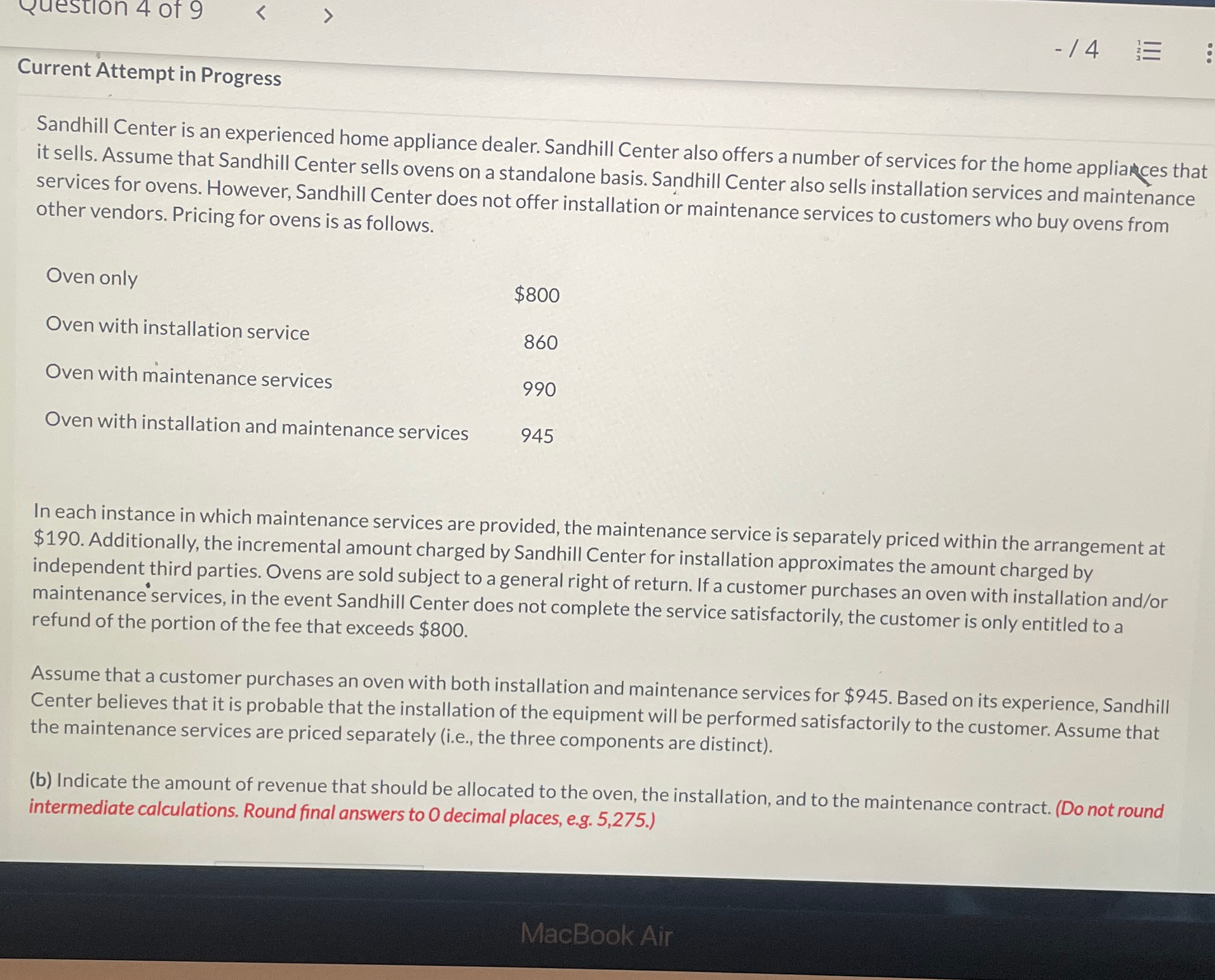  Current Attempt in Progress -4 Sandhill Center is an experienced home