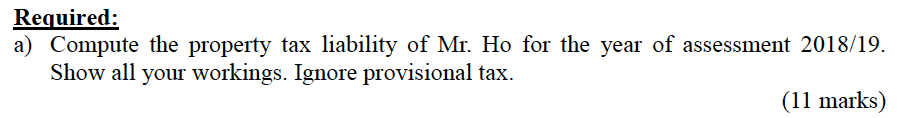 Mr. Ho is a PRC citizen and owns a landed property in