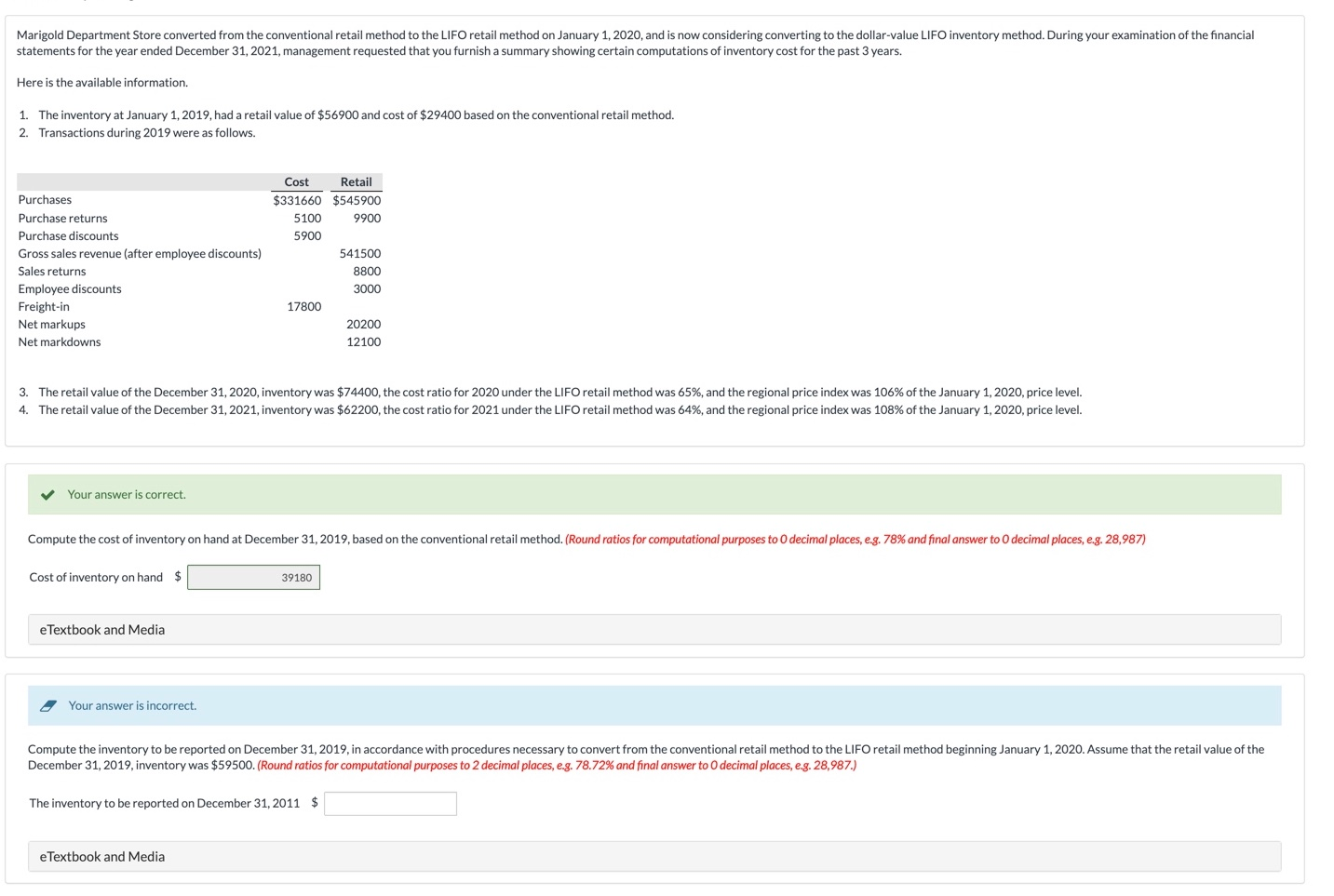Marigold Department Store converted from the conventional retail method to the