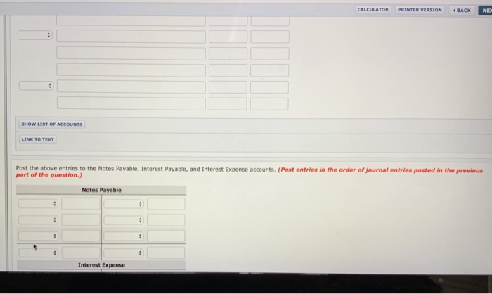 During the last part of 2022, Carla Vista had the following transactions
