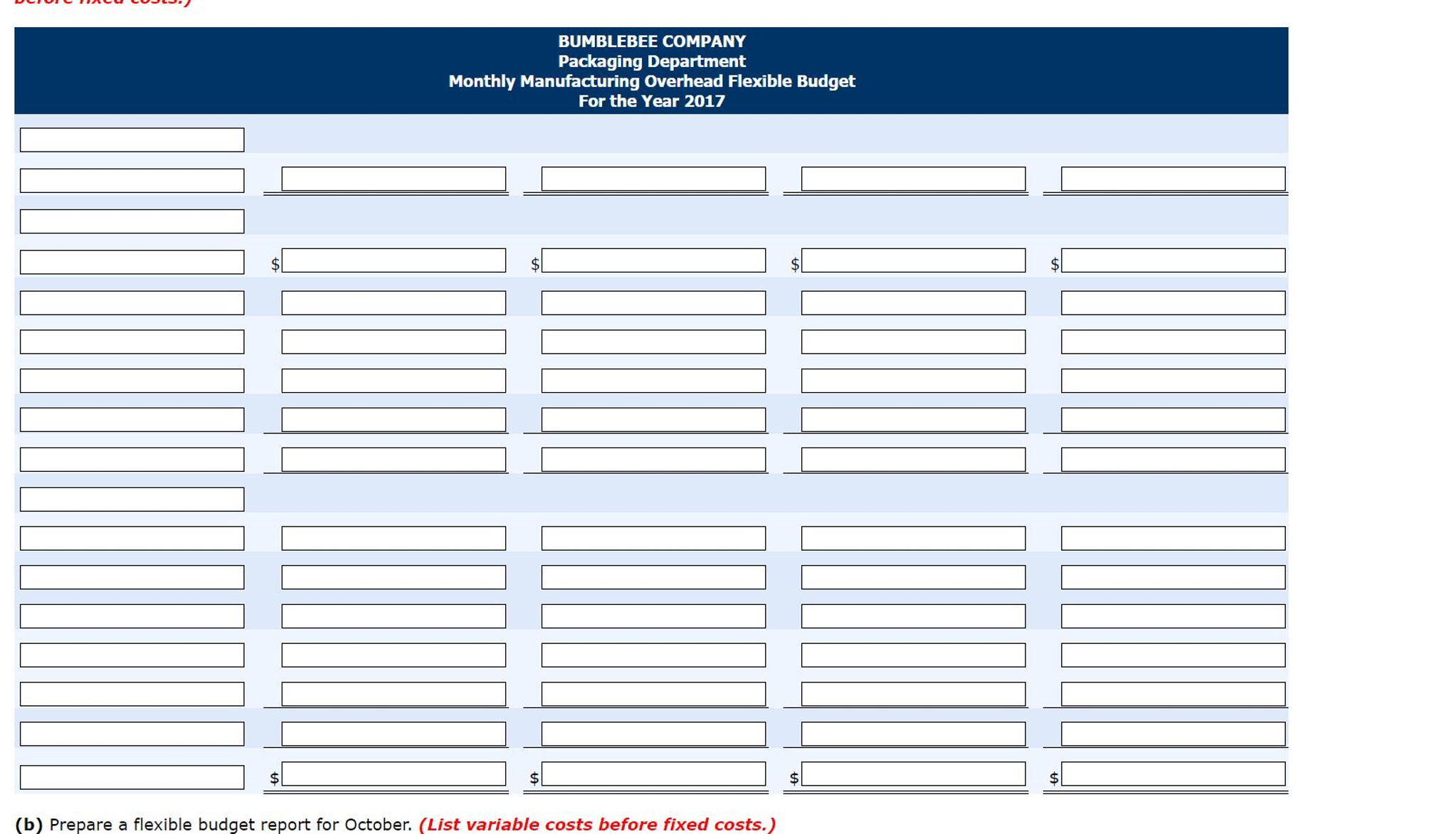 hours will be worked during the coming year, 2017, in the Packaging
