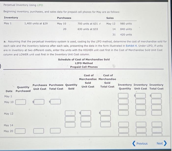 please do it fast iwill give u a like. Perpetual Inventory Using