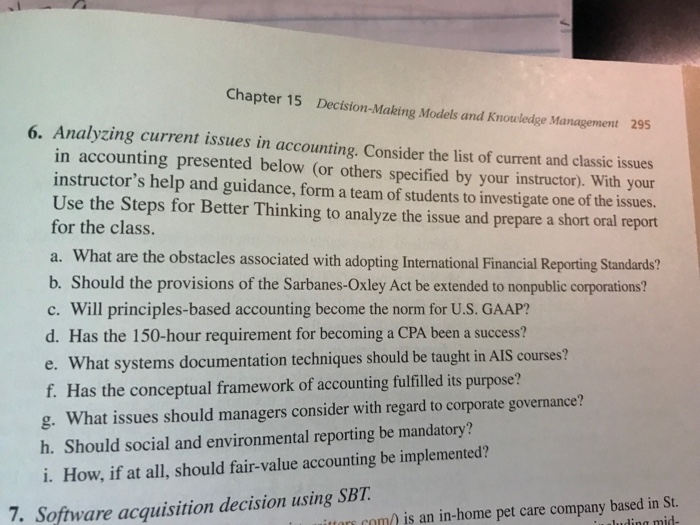  E-I ONLY PLEASE Chapter 15 Decision-Making Models and Knowledge Management 295