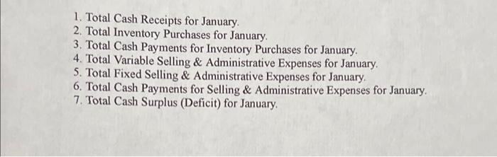 and please explain ! BCSBobcats Co. Master Budget Practice Problem with Dividends