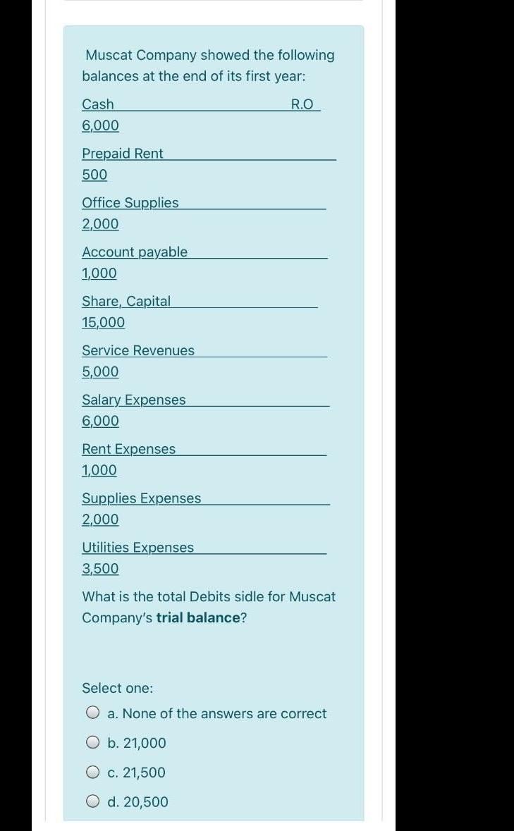 30 is: Select one: O a. 1,073 O b. 2,073 O c.