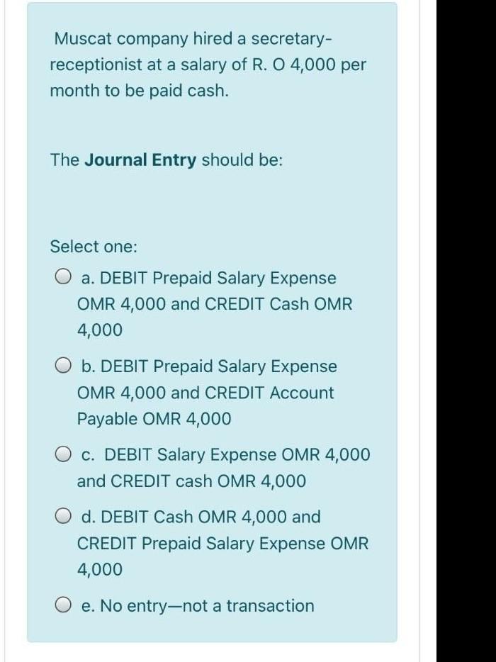 1,310 O d. 1,305 e 3128 Muscat Co. just starting business made