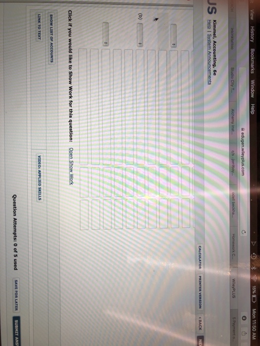 NT RESOURCES Chapter 11 rcise 11-2 Exercise 11-1 ear of operations, Blue