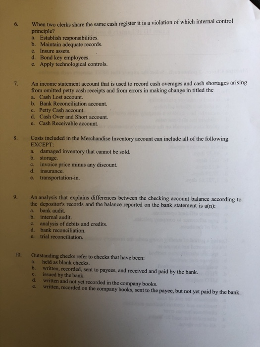  When two clerks share the same cash register it is a