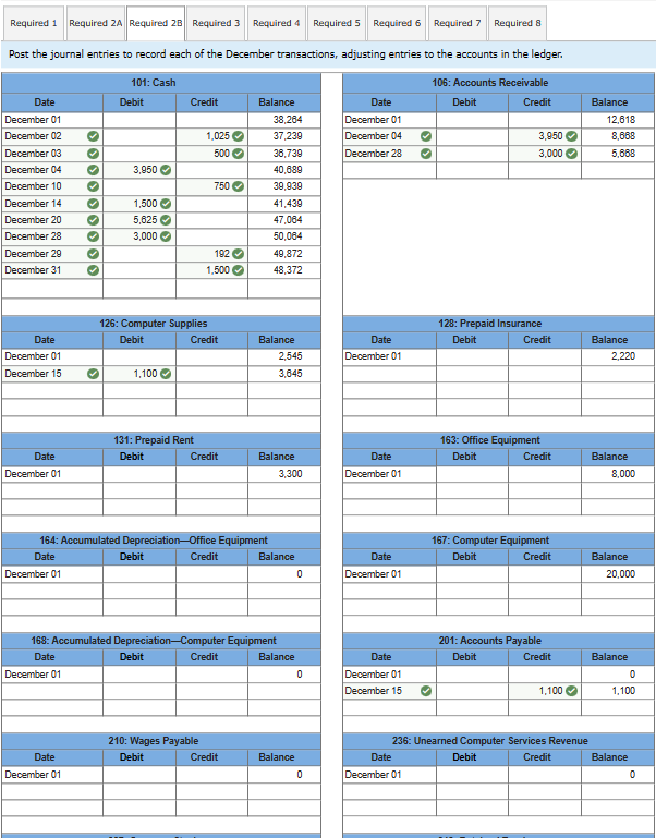 the ledger. I have answered half of it, but I cannot figure