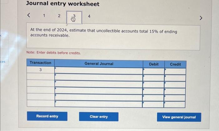 to account for uncollectible accounts. However, at the end of 2024. BHA