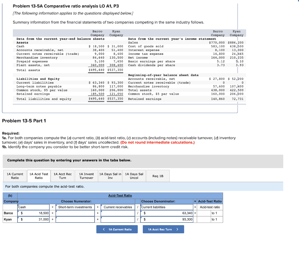 applies to the questions displayed below.j Summary information from the financial statements