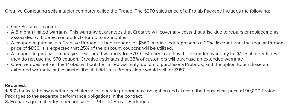  Creative Computing sells a tablet computer called the Protab. The $970