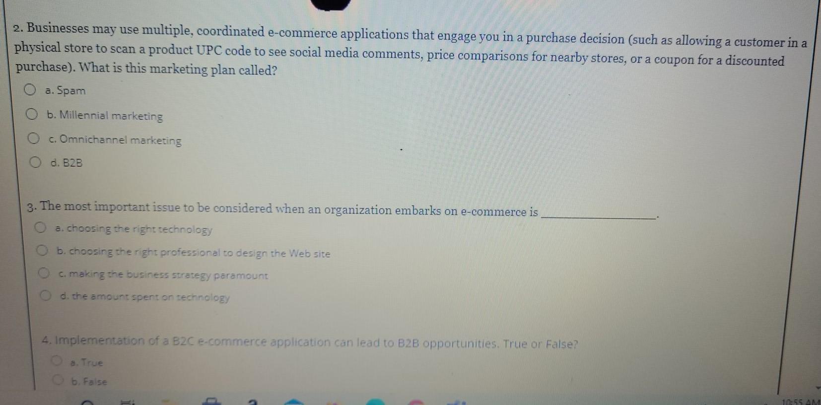 in e-commerce and m-commerce. 1. Businesses should use Web sites as standalone