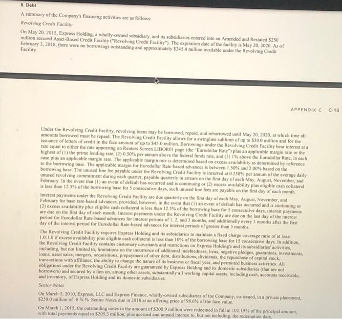 during the most recent fiscal year. If it had, where would you