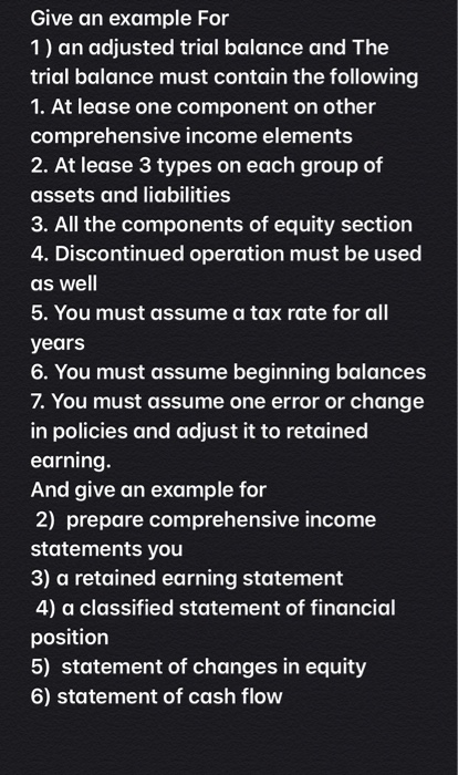 put the numbers .. and make a good accounts you must construct