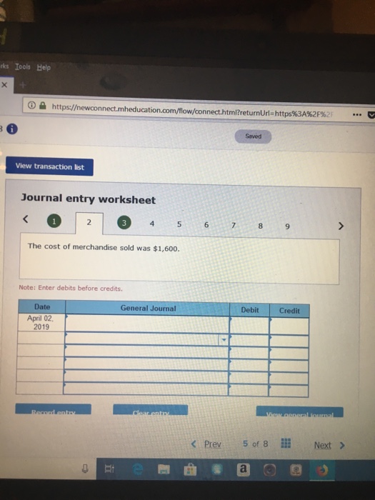 general journal. Fashion Park must charge 6 percent sales tax on all
