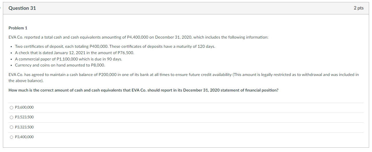 and 2021 , respectively. Compute for the accounts receivable turnover in 2020