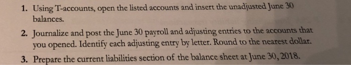 ledger of Seal-N-Ship at June 30, 2018, the end of the company's