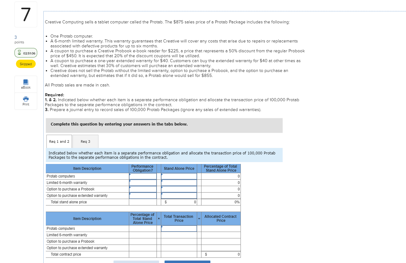  Creative Computing sells a tablet computer called the Protab. The $875