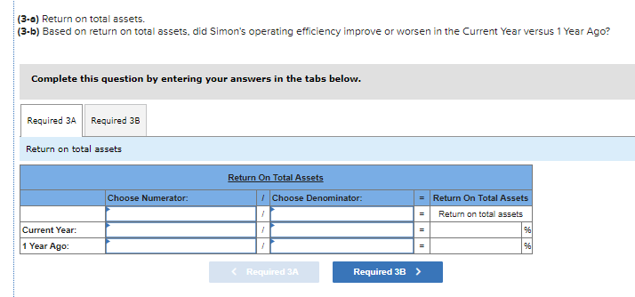 December 31 Current Yr 1 Yr Ago 2 Yrs Ago Assets Cash