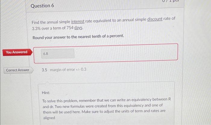 can someone show me the work the correct answer was 3.5 Find