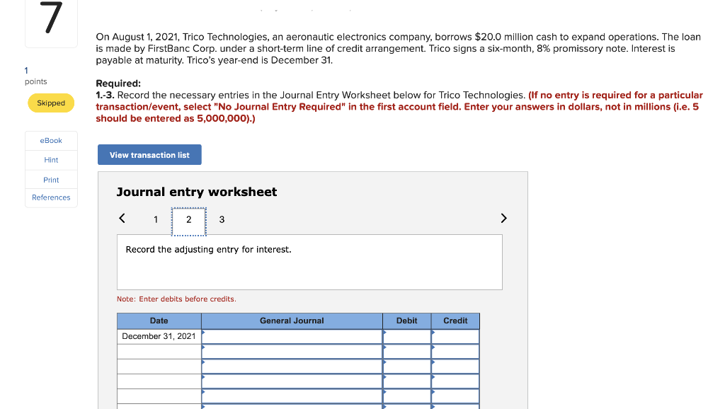 Trico Technologies, an aeronautic electronics company, borrows $20.0 million cash to expand