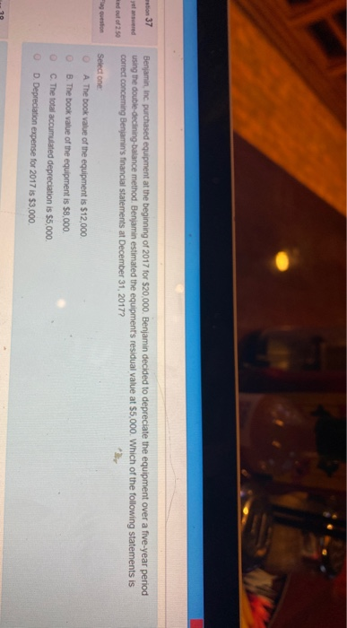 accounts receivable on the balance sheet at their net realizable value 0.