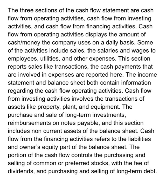  reply to these two discussion posts separately. The three sections of