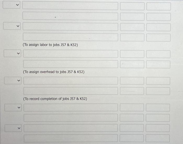 heads to meet the specifications of the project. Using a job cost