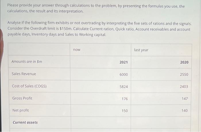  Please provide your answer through calculations to the problem, by presenting