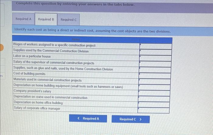 Construction. The Home Construction Division is in the process of building 12