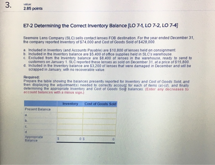 Available for sale, Cost of Goods sold, and Ending Aircard Corporation tracksthe
