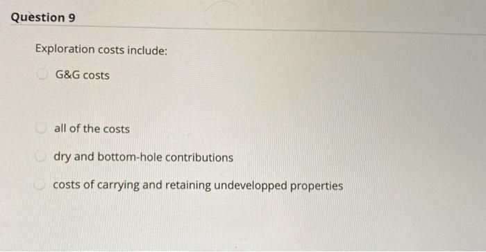 costs should: be necessary for ongoing development operations be certain to happen