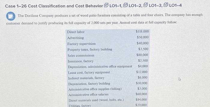  Required: 1. Prepare an answer sheet with the column headings shown