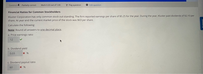  help with the ones I got wrong please Question 4 Partially