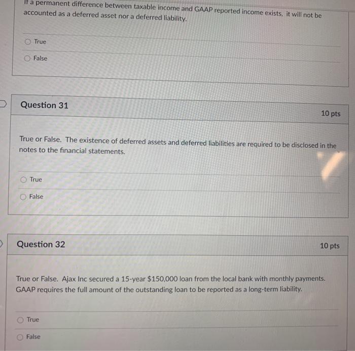  It a permanent difference between taxable income and GAAP reported income