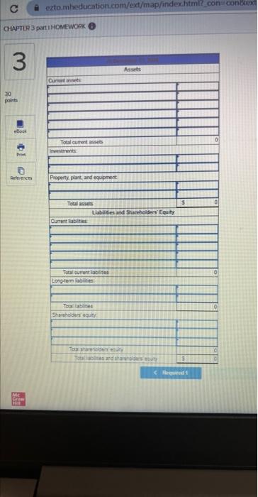 corporation at december 31, 2024 1.Determine the missing amounts 2.Prepare Tridents classified