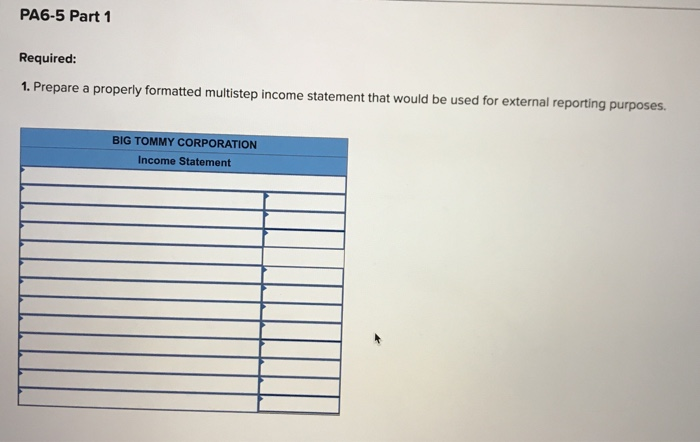 Gross Profit Percentage (LO 6-5) [The following information applies to the questions