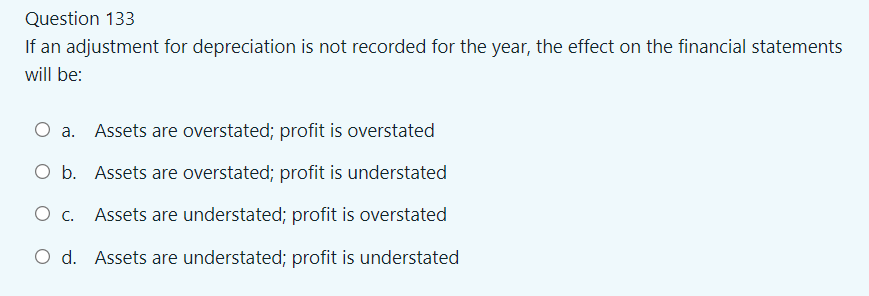 the accounting period. The adjusting entry on that date is: O a.