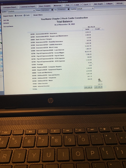  Trial Balance Collapse Refresh Hide Header Print Excel Memorie Share Template