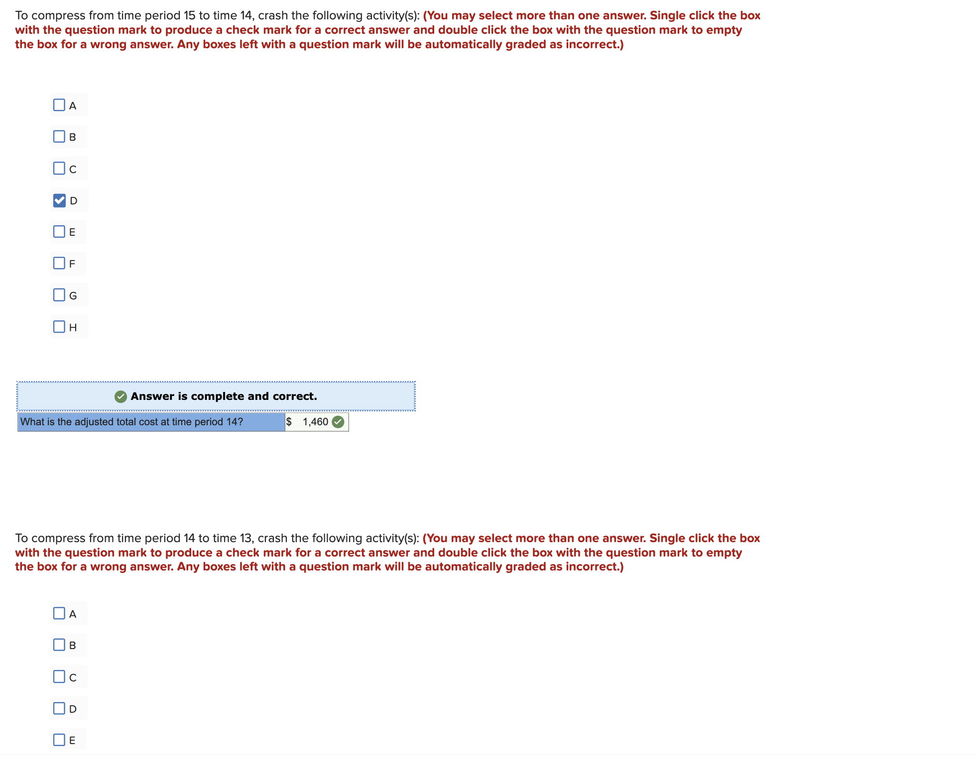 Reduce the schedule until you reach the crash point of the network.