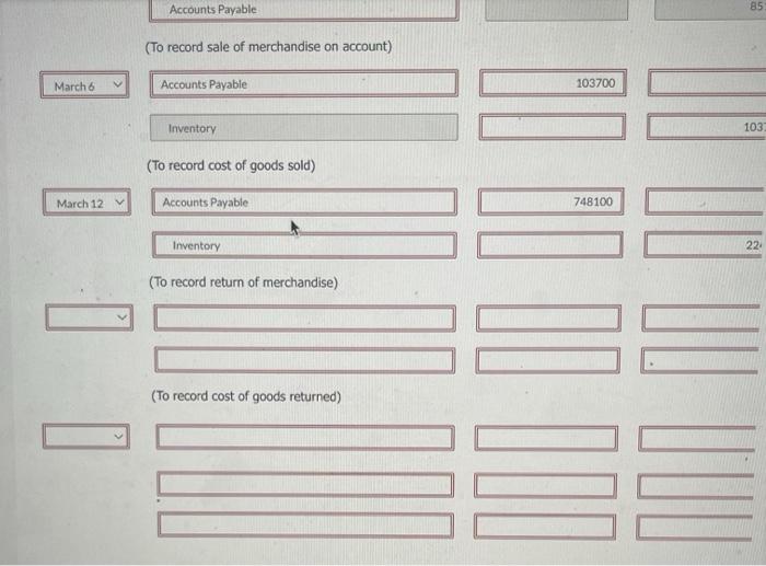 transactions on Sandhill Company's books using a perpetual inventory system. (If no