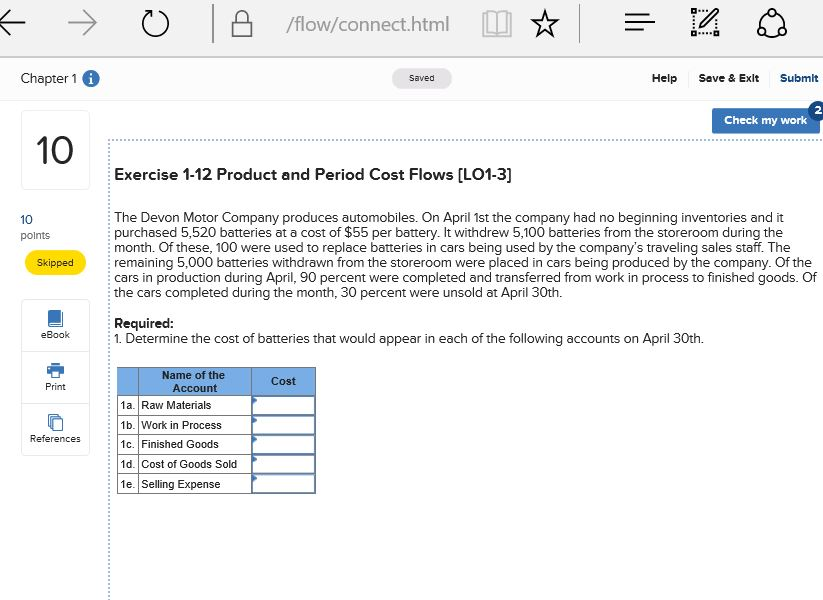 /flow/connect.html Chapter 1 Help Submit Save & Exlt Saved Check my