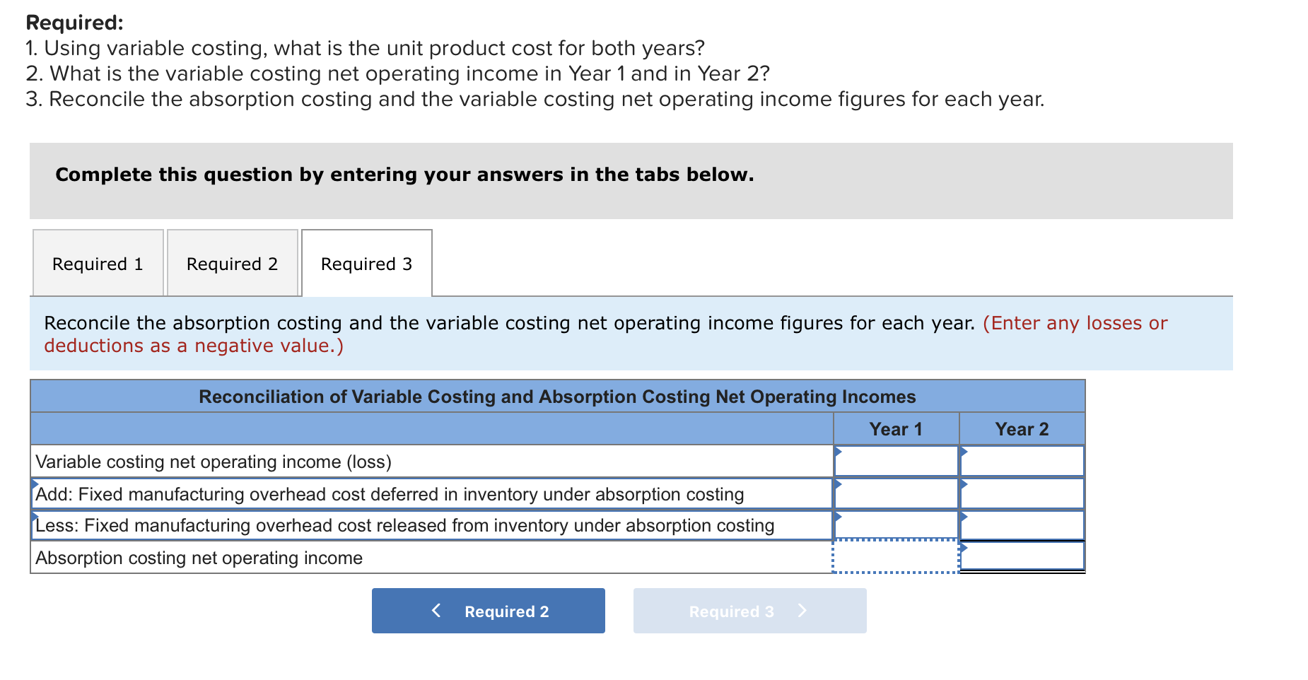 follows: Year 2 $ 1,701,000 918,000 783,000 332,000 Year 1 Sales ($63